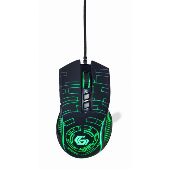 MOUSE USB OPTICAL GAMING/BLACK MUSG-RGB-01 GEMBIRD