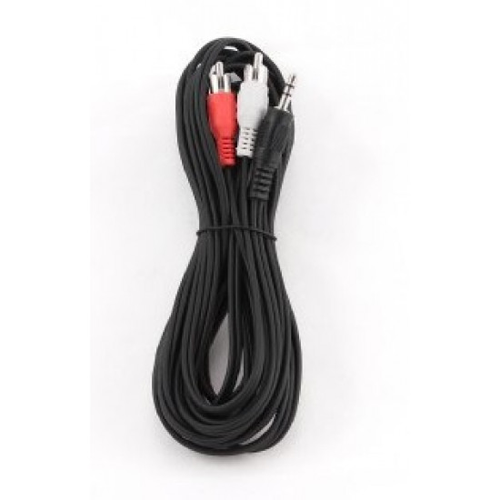 Cable MINIJACK/2XRCA (CHINCH)M/M 5M