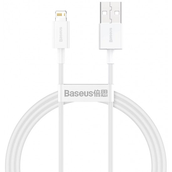 Baseus CALYS-A02 mobile phone cable White 1 m USB A Lightning