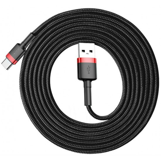 Baseus Cafule USB cable 2 m USB A USB C Black, Red