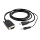 Gembird A-HDMI-VGA-03-6 video cable adapter 1.8 m HDMI Type A (Standard) VGA (D-Sub) + 3.5mm Black