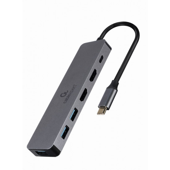 Gembird A-CM-COMBO3-03 USB Type-C 3-in-1 multi-port adapter (Hub + HDMI + PD)