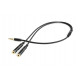 Adapter audio microphone 3.5mm minijack, 4PIN, 0.2m