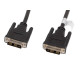 Lanberg CA-DVIS-10CC-0030-BK DVI cable 3 m DVI-D Black