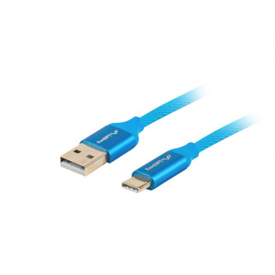 Lanberg CA-USBO-22CU-0005-BL USB cable 0.5 m USB 2.0 USB A USB C Blue