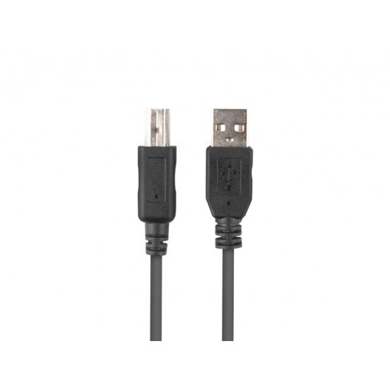 Lanberg CA-USBA-15CU-0010-BK kabel USB 1m 2.0 USB A- USB-B Black