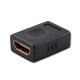 SAVIO HDMI (F) HDMI (F) Adapter, straight, barrel CL-111 Black