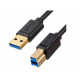 Unitek C14095BK USB-A to USB 3.0 Printer Cable, 2m