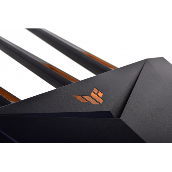 ASUS TUF Gaming AX3000 V2 wireless router Gigabit Ethernet Dual-band (2.4 GHz / 5 GHz) Black, Orange