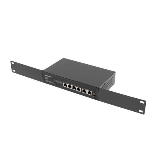 Lanberg Switch PoE+ Rack 10"/19" RSFE-4P-2FE-60