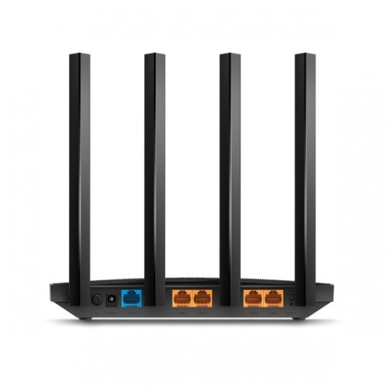 TP-Link ARCHER C6 V4.0 wireless router Gigabit Ethernet Dual-band (2.4 GHz / 5 GHz) Black