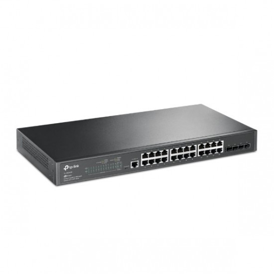 TP-Link JetStream 24-Port Gigabit L2 Managed Switch with 4 SFP Slots