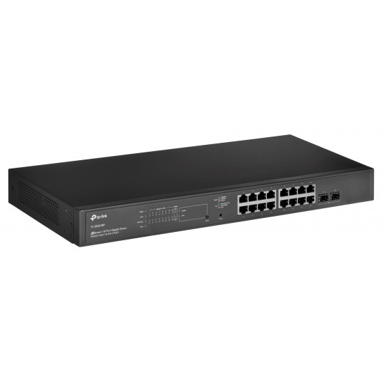 TP-Link JetStream 18-Port Gigabit Smart Switch with 16-Port PoE+