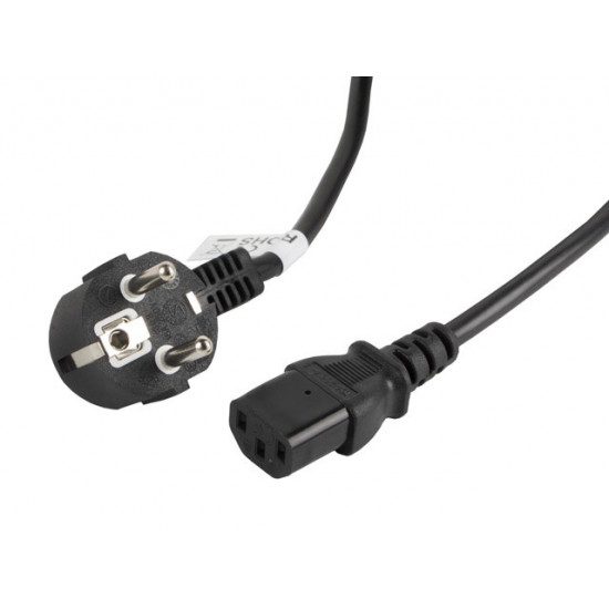 Lanberg CA-C13C-11CC-0050-BK power cable Black 5 m C13 coupler CEE7/7