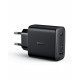 AUEKY Swift Series PA-F3S Wall charger 1x USB 1x USB-C Power Delivery 3.0 32W Black