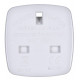 Gembird A-AC-UKEU-001 power plug adapter Type G (UK) Type F White