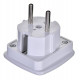 Gembird A-AC-UKEU-001 power plug adapter Type G (UK) Type F White