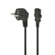 Gembird PC-186-VDE-3M power cord with VDE approval 3 meter Black