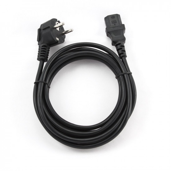 Gembird PC-186-VDE-3M power cord with VDE approval 3 meter Black