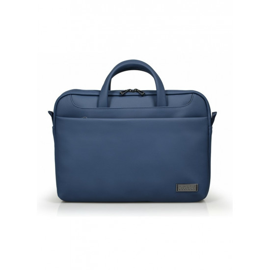 Port Designs Zurich Toploading notebook case 39.6 cm (15.6") Briefcase Blue