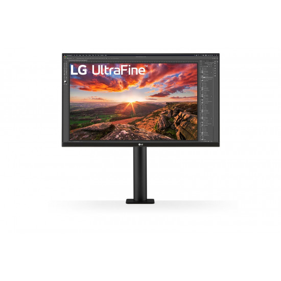 LG UltraFine Ergo LED display 68.6 cm (27") 3840 x 2160 pixels 4K Ultra HD Black