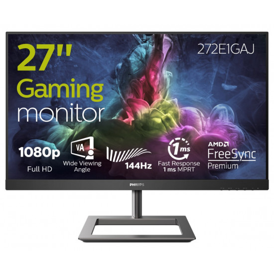 Philips E Line 272E1GAJ/00 computer monitor 68.6 cm (27") 1920 x 1080 pixels Full HD LCD Black, Chrome