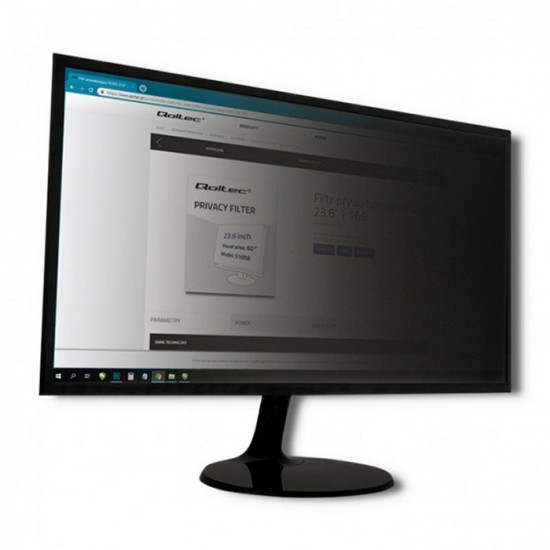 Qoltec 51061 Privacy filter 24" | 16:10