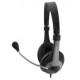 Esperanza EH158K headphones/headset Head-band Black, Grey