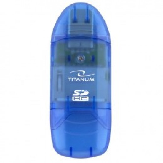 TITANUM TA101B card reader Blue USB 2.0