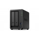 Synology DiskStation DS723+ NAS/storage server Tower Ethernet LAN Black R1600