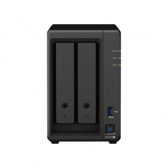 Synology DiskStation DS723+ NAS/storage server Tower Ethernet LAN Black R1600