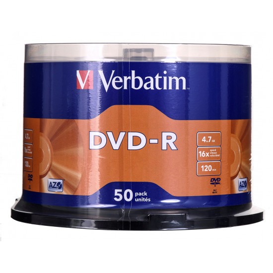 DVD-R 16x 4.7GB 50P CB 43548