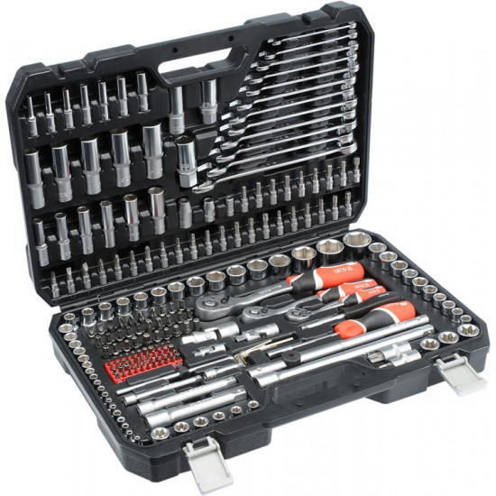 YATO YT-38841 1/4", 3/8", 1/2" Socket wrench set