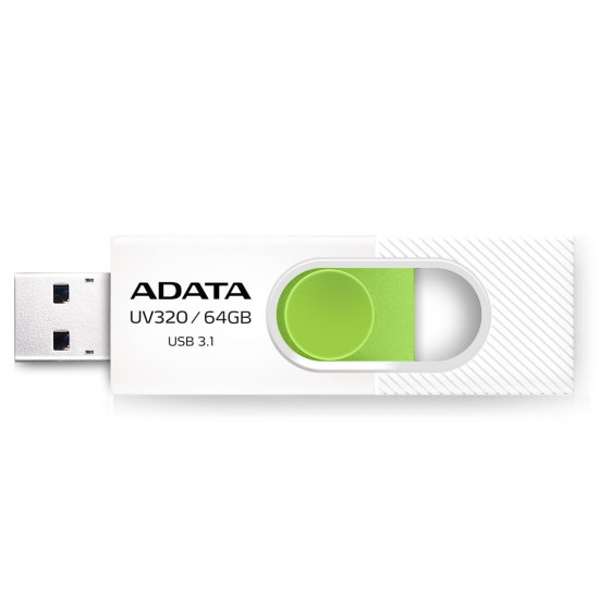 ADATA UV320 USB flash drive 64 GB USB Type-A 3.2 Gen 1 (3.1 Gen 1) Green, White