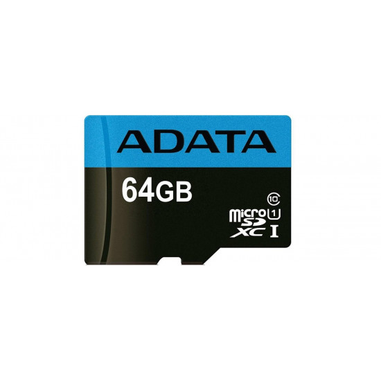 ADATA 64GB, microSDHC, Class 10 UHS-I