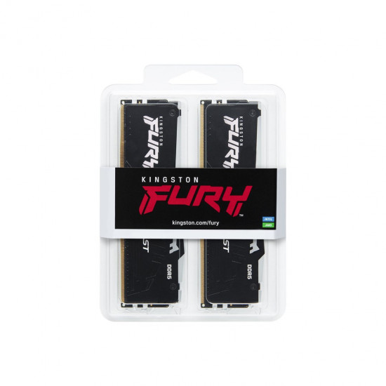 Kingston Technology FURY Beast 64GB 5600MT/s DDR5 CL40 DIMM (Kit of 2) RGB