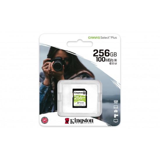 Kingston Technology Canvas Select Plus 256 GB SDXC UHS-I Class 10