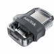 Sandisk Ultra Dual m3.0 USB flash drive 64 GB USB Type-A / Micro-USB 3.2 Gen 1 (3.1 Gen 1) Black,Silver,Transparent