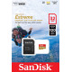 SanDisk Extreme microSDHC 32GB for Action Cams and Drones + SD Adapter - 100MB/s A1 C10 V30 UHS-I U3, EAN: 619659155100