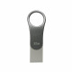 Silicon Power Mobile C80 USB flash drive 32 GB USB Type-A / USB Type-C 3.0 (3.1 Gen 1) Titanium