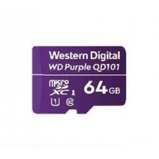 Western Digital WD Purple SC QD101 memory card 64 GB MicroSDXC Class 10