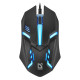 MOUSE DEFENDER CYBER MB-560L BLACK 7 COLORS 1200DPI 3P