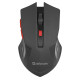 MOUSE DEFENDER ACCURA MM-275 RF BLACK & RED OPTICAL 1600DPI 6P