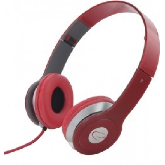 Esperanza EH145R headphones/headset Wired Head-band Music Red