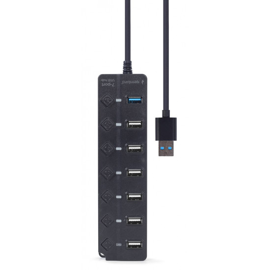 I/O HUB USB3 7PORT/UHB-U3P1U2P6P-01 GEMBIRD