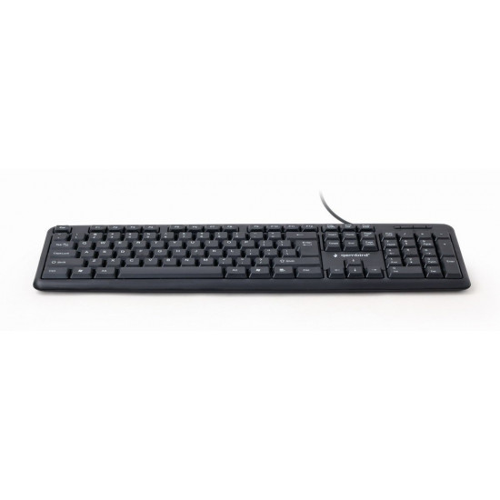 Gembird KB-U-103-RU keyboard Office USB QWERTY English, Russian Black