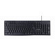 Gembird KB-UM-107 Multimedia keyboard, black, US-layout