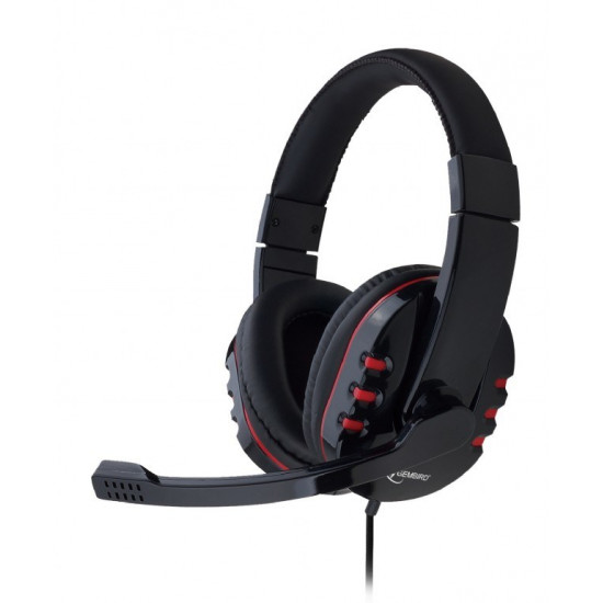 Gembird GHS-402 headphones/headset Wired Head-band Gaming Black