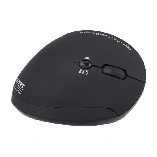 Port Designs 900706-BT mouse Right-hand RF Wireless+Bluetooth Optical 1600 DPI