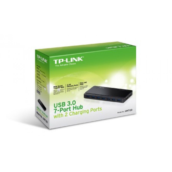 TP-Link UH720 USB 3.2 Gen 1 (3.1 Gen 1) Micro-B 5000 Mbit/s Black